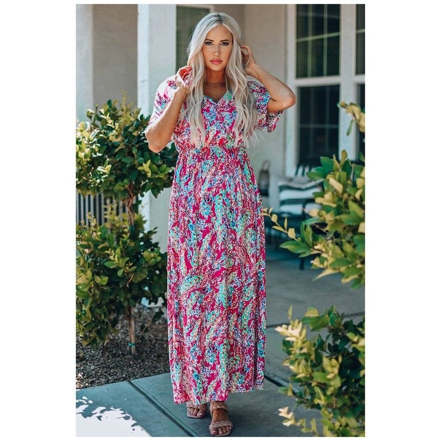 Coral Reef Maxi Dress
