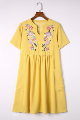 Emma Floral Babydoll Swing Dress