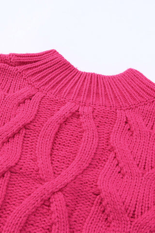 Rosalinda Cable Knit Tasseled Sweater