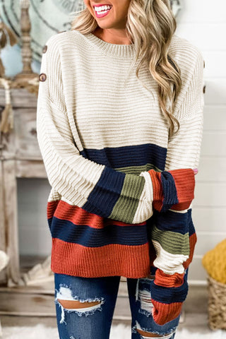 Carly Striped Sweater