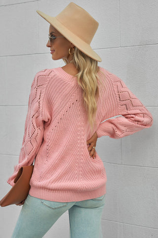 Roslyn Puff Sleeve Knit Sweater