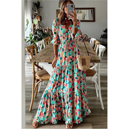 Evergreen Maxi Dress