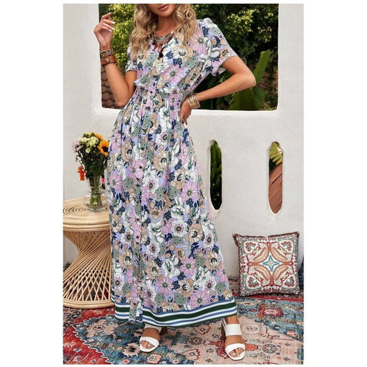 Violet Rose Maxi Dress