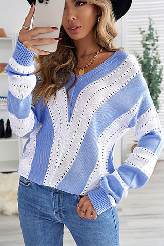 Melinda Colorblock Knitted Sweater